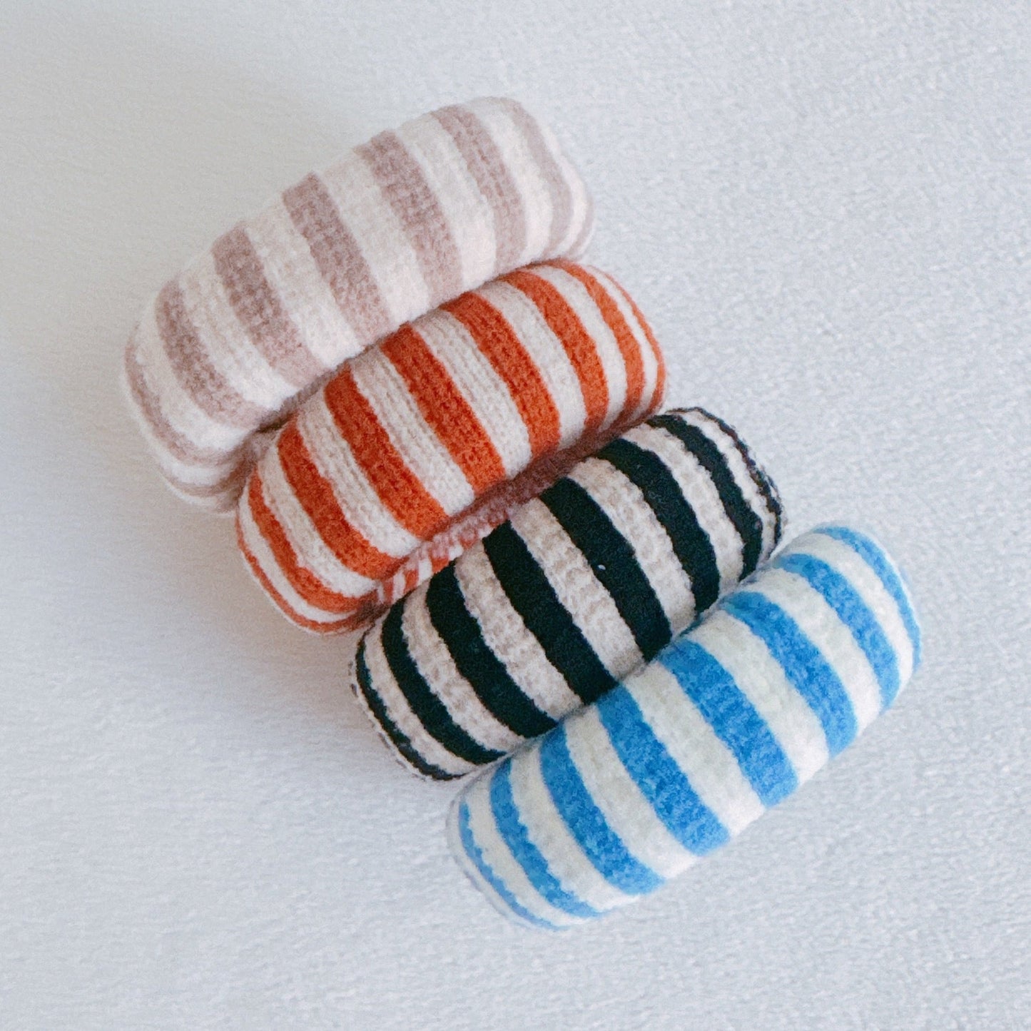 Hair Ties Set of Three Multiple Sets