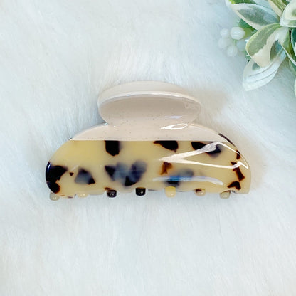 Two Toned Luxe Hair Claw Set of Three