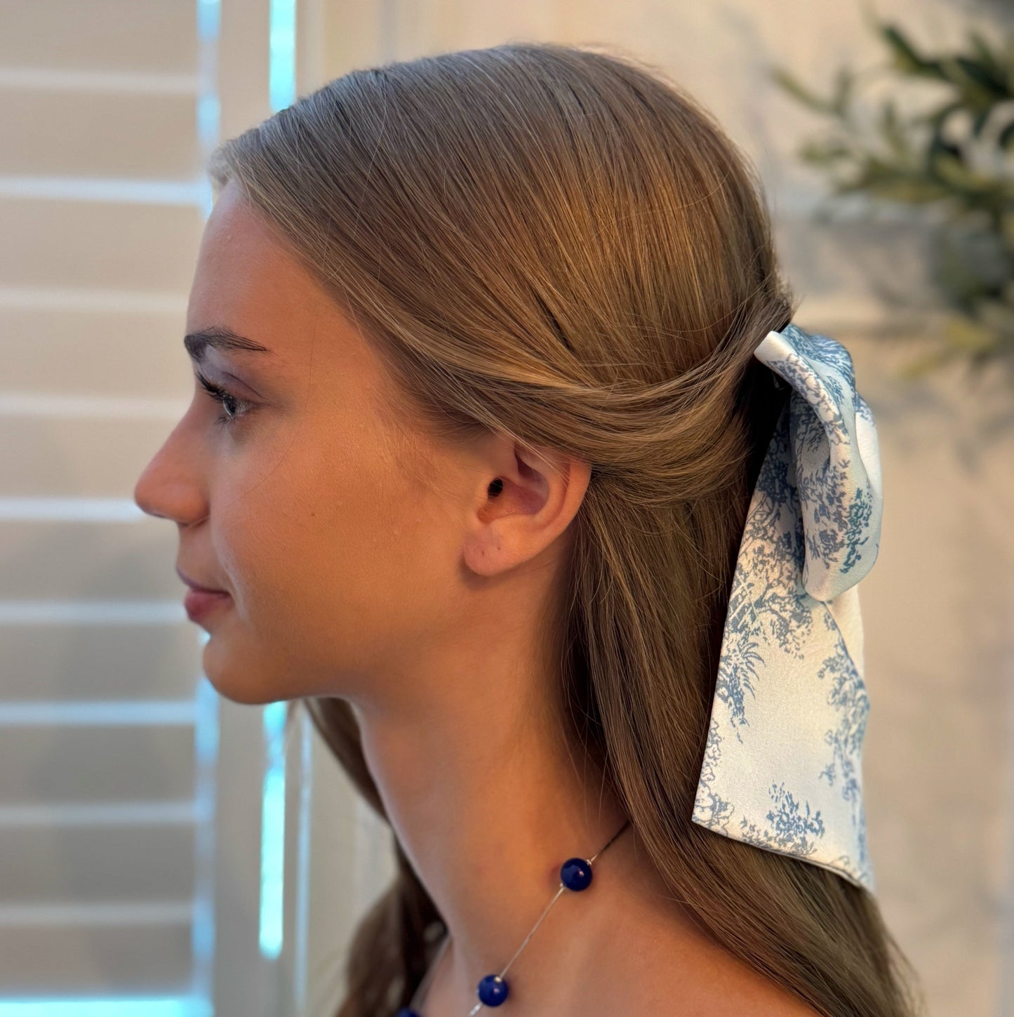 French Tolle Satin Bow Hair Clip