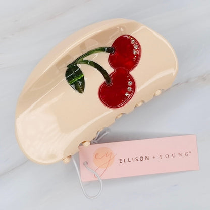 Fresh Cut Cherries Hair Claw