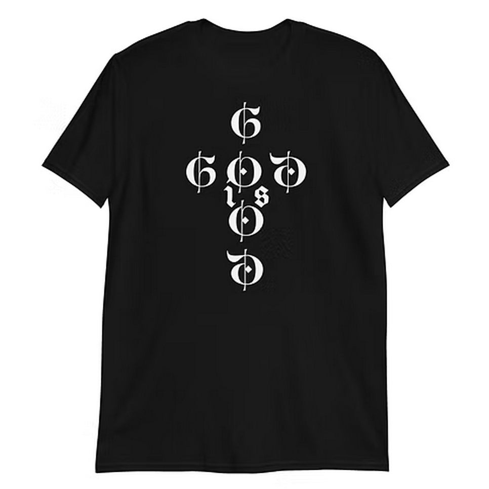 God is Good Black Short-Sleeve Unisex T-Shirt
