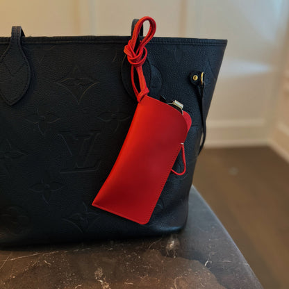 Hang It Around Glass Case Bag Charm