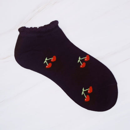 Heart My Cherries Socks Set of 3