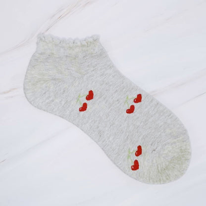 Heart My Cherries Socks Set of 3