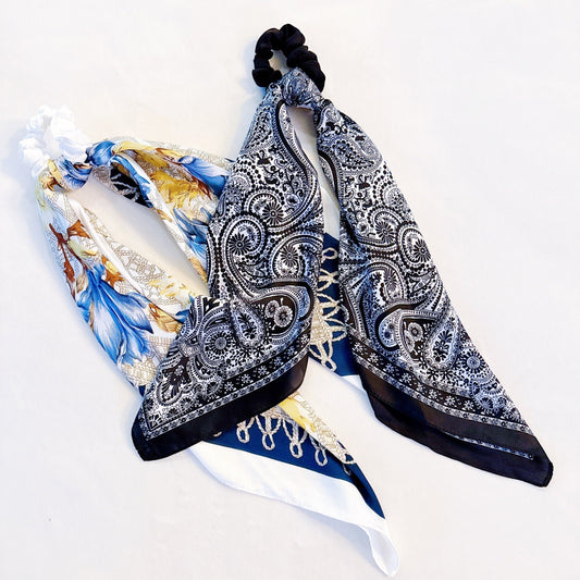 Nantucket Bandana Scarf Scrunch Set of 2