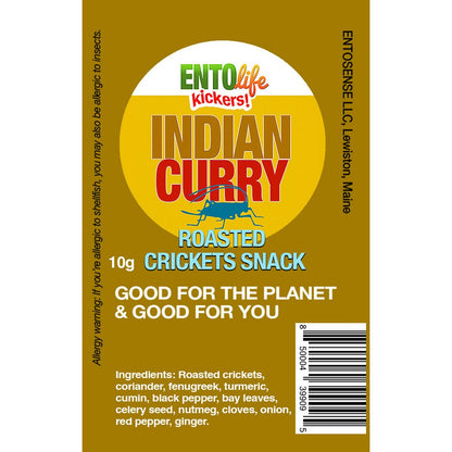 Mini-Kickers Flavored Whole Roasted Cricket Snack