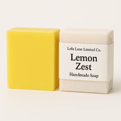 Lemon Zest- Lemon Scented Handmade Soap