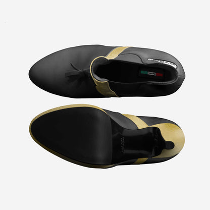 Limited Edition Vegan Over-The-Knee Boots BYMANYC® New York Skyline Black