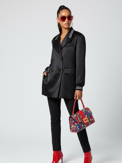 MIDTOWN Satin Tunic Blazer BYMANYC ® New York