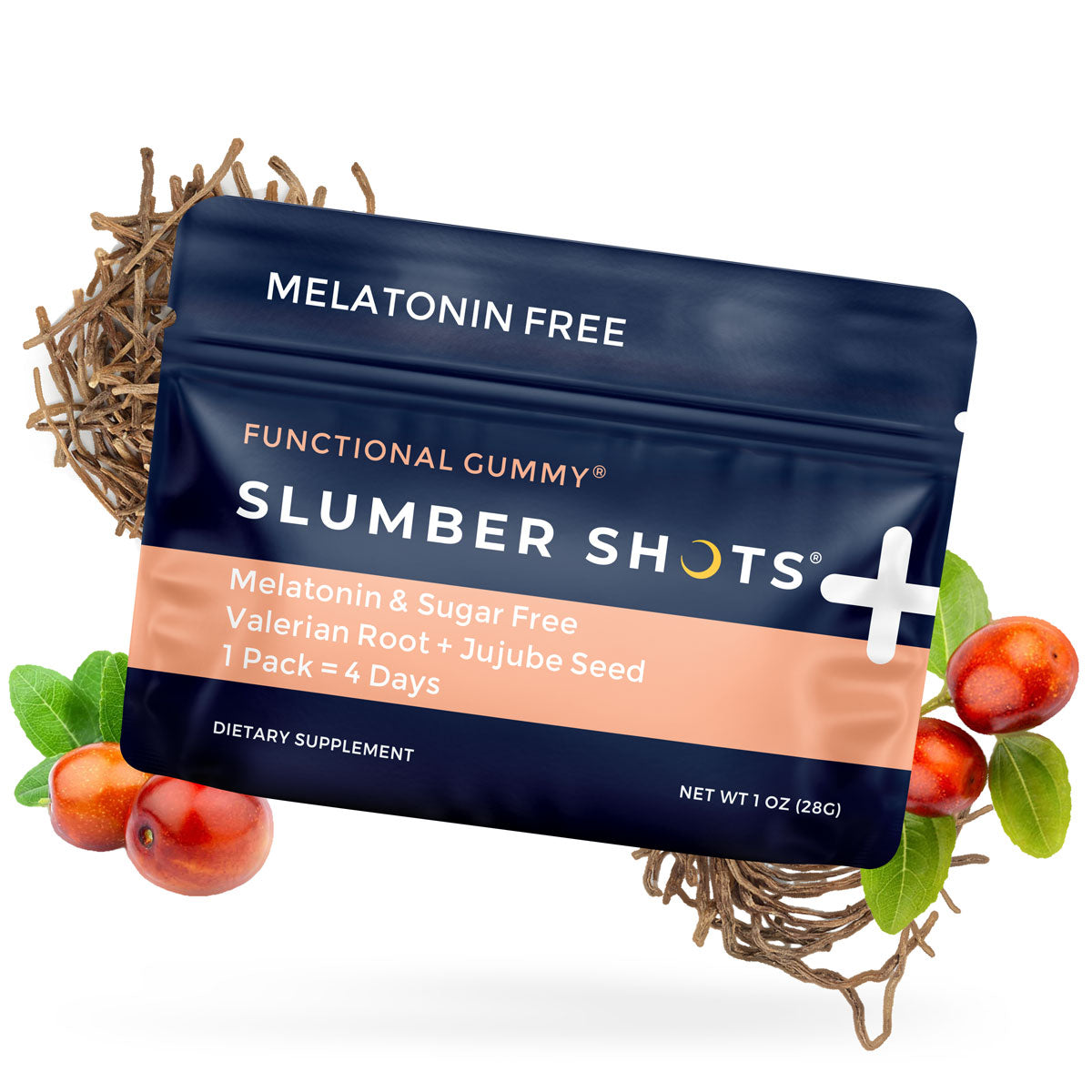 Slumber Shots - Melatonin Free - Sleep Aid Gummies | 12-Pack, Wild Berry + Pineapple