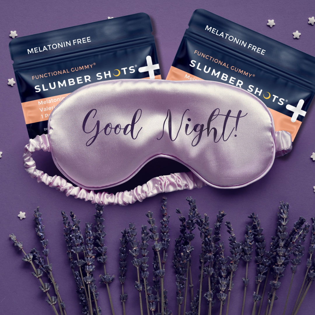 Slumber Shots - Melatonin Free - Sleep Aid Gummies | 12-Pack, Wild Berry + Pineapple