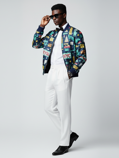 Men's WALL STREET Bomber Jacket BYMANYC ® New York