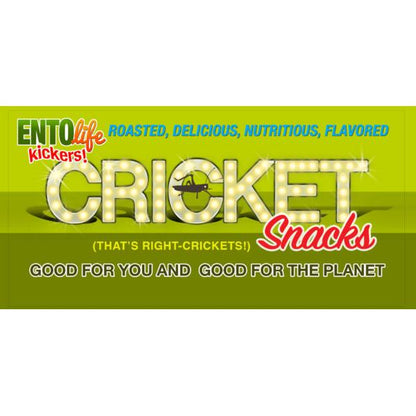 Mini-Kickers Flavored Whole Roasted Cricket Snack