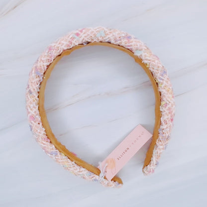 Pastel Precious Tweed Headband