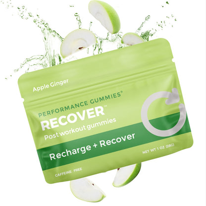 Performance Gummies - Recover - Apple Ginger - Post-Workout Gummies (12-Pack)