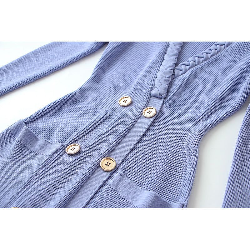 Retro Knitted Hepburn Dress for Women, Greenwich Village, BYMANYC New York.