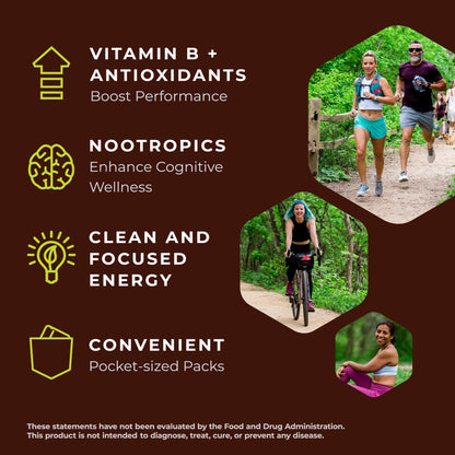 Mocca Shots Energy Gummies with Caffeine | 12-Pack - Coconut Pineapple