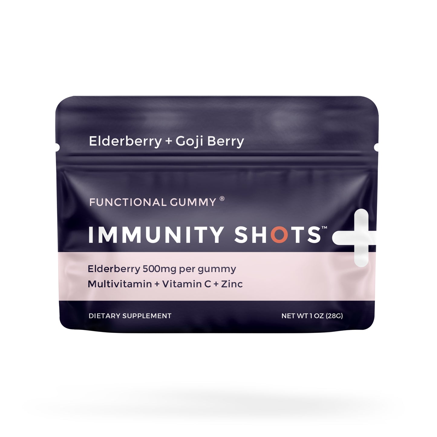 Immunity Shots - Elder Berry + Goji Berry Gummy Vitamins | 12-Pack