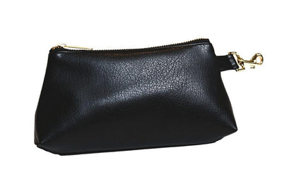 Classic Black Vegan Leather Bag