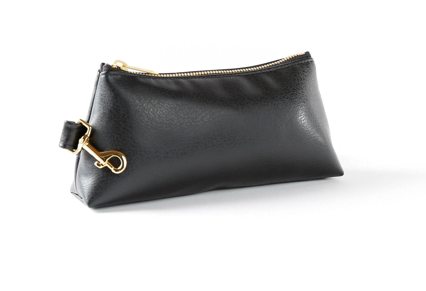 Classic Black Vegan Leather Bag