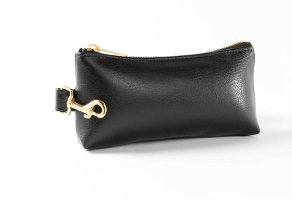 Classic Black Vegan Leather Bag
