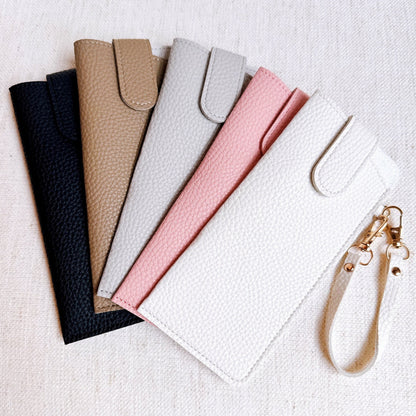 Simply Button Up Glass Case Bag Charm