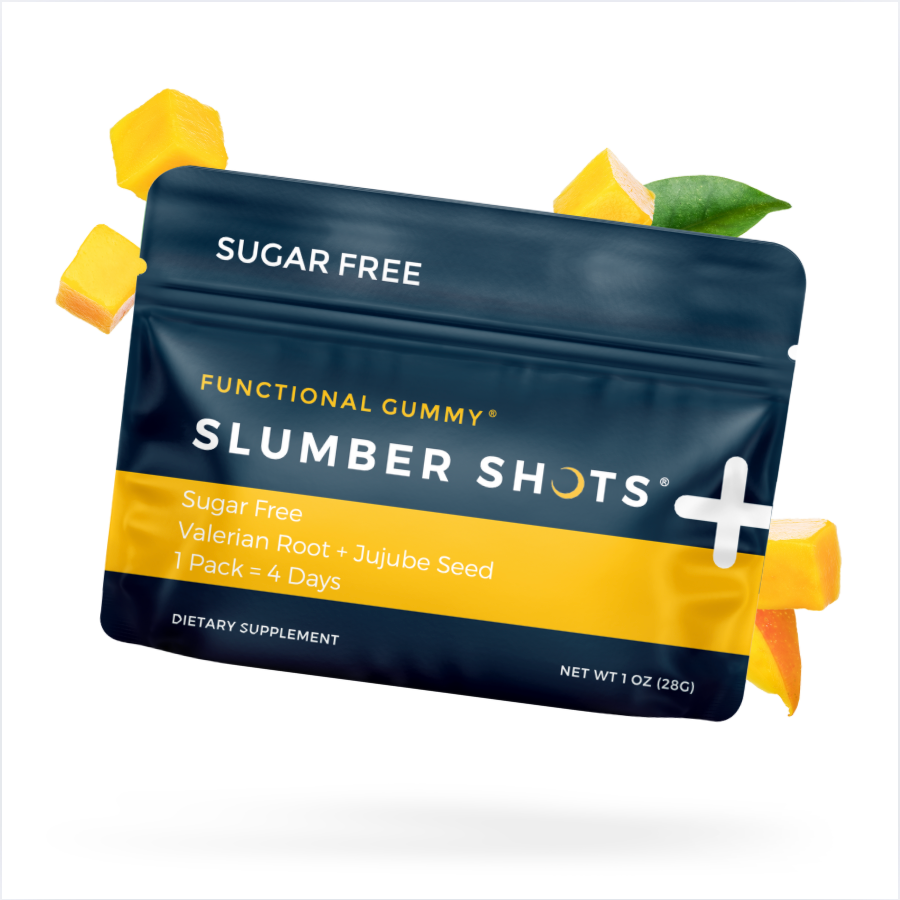 Slumber Shots - Sugar Free - Sleep Aid Gummies | 12-Pack, Mango Flavor
