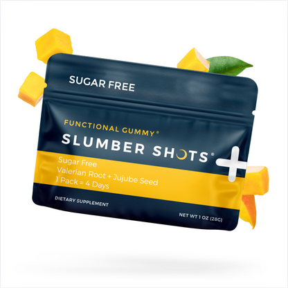 Slumber Shots - Sugar Free - Sleep Aid Gummies | 12-Pack, Mango Flavor