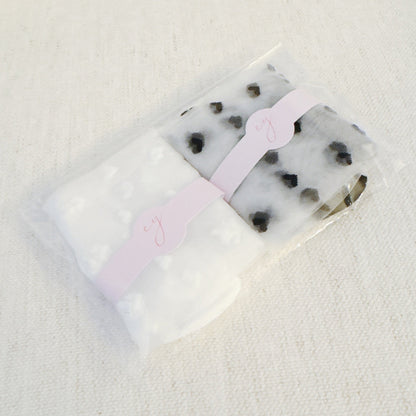 Sweet Hearts Sheer Socks Set of 2