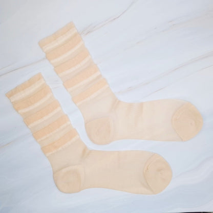 Tulle Lace Cascade Socks Set of 2