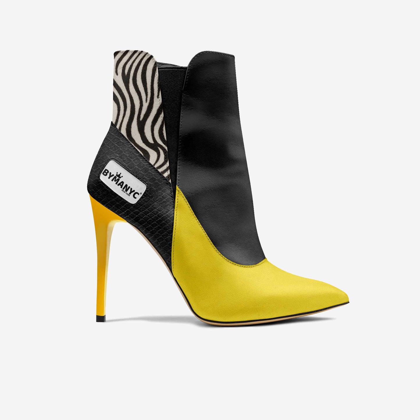 Vegan High Heel Women BYMANYC ® New York Tribeca Yellow Surge