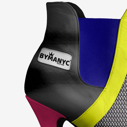 Vegan Platform Boots BYMANYC® New York Urban Chic Black