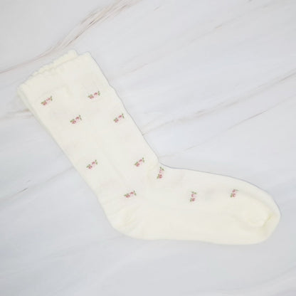 Vintage Floral Patterned Socks Set of 2