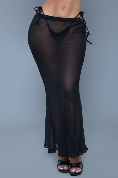 Sheer Breeze Cover-Up Skirt