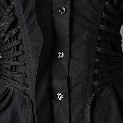 Waist-Tied Irregular Shirt, Hudson Yards | Women - BYMANYC ® New York