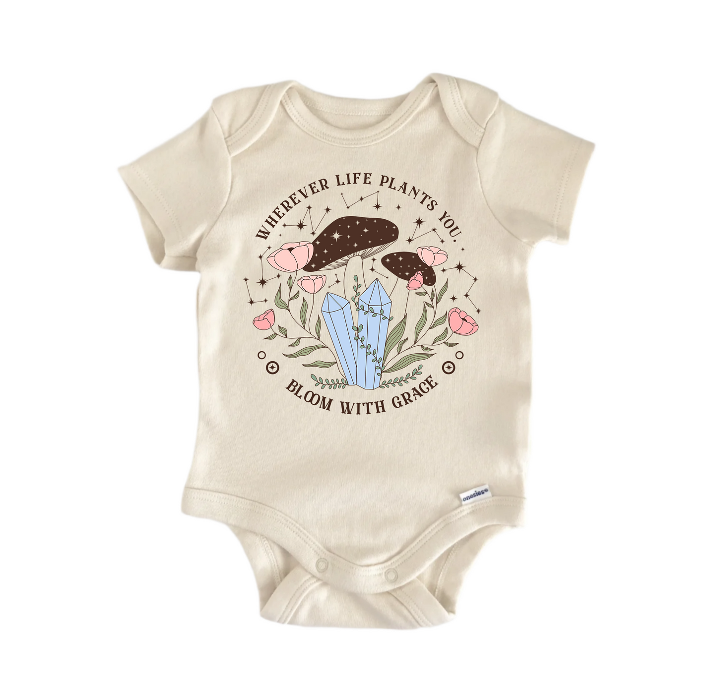 Life Plants Grace Magic Mystical -  Baby Boy Girl Clothes Bodysuit Funny Cute Newborn