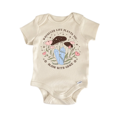 Life Plants Grace Magic Mystical -  Baby Boy Girl Clothes Bodysuit Funny Cute Newborn