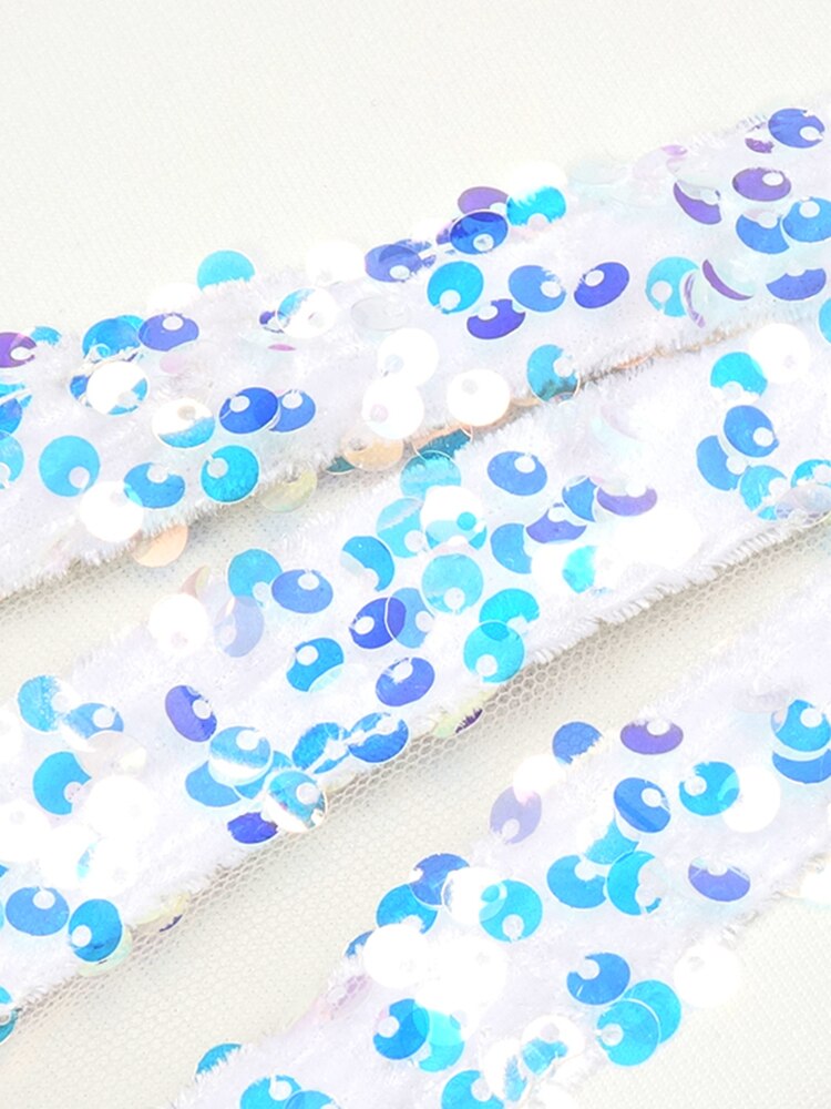 White Sequin Off-Shoulder Evening Gown for Women, Slim Fit, Midtown, BYMANYC New York.