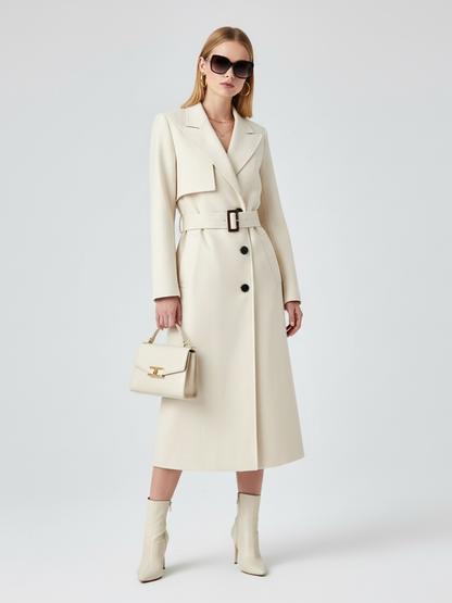 Women's Long Trench Coat FINANCIAL DISTRICT ECO COUTURE BYMANYC ® New York