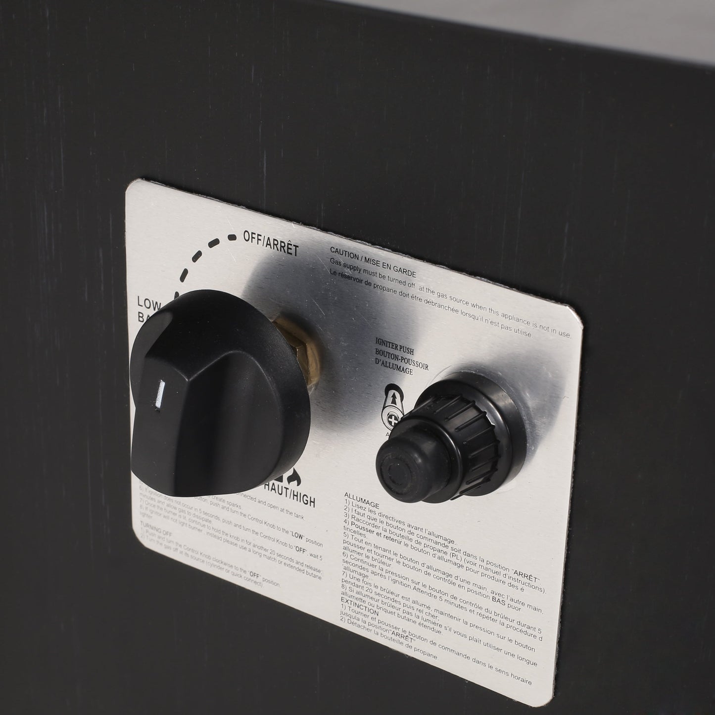 Vernon Rectangle Fire Pit 50,000 BTU Dark Gray Iron 50x25.5x15.25 Inches