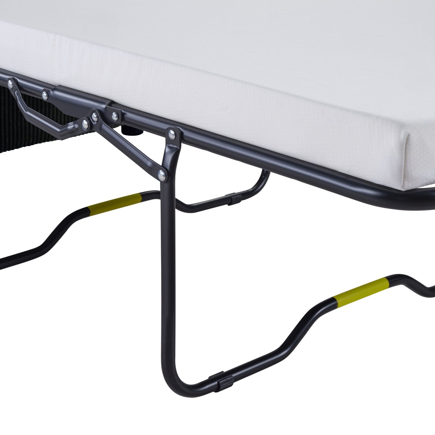 Twin Size Sofa Bed 47.2' Sleeper Sofa Loveseat With Foldable Mattress, Side Table, Storage Pocket, USB Ports, Black Cord