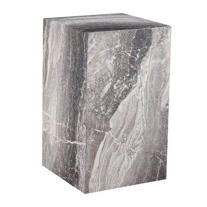 Modern MDF Coffee Table With Gray Textured Patterns and Stylish Design.11.80*11.80*19.60.Luxurious Design, Fashion Textu