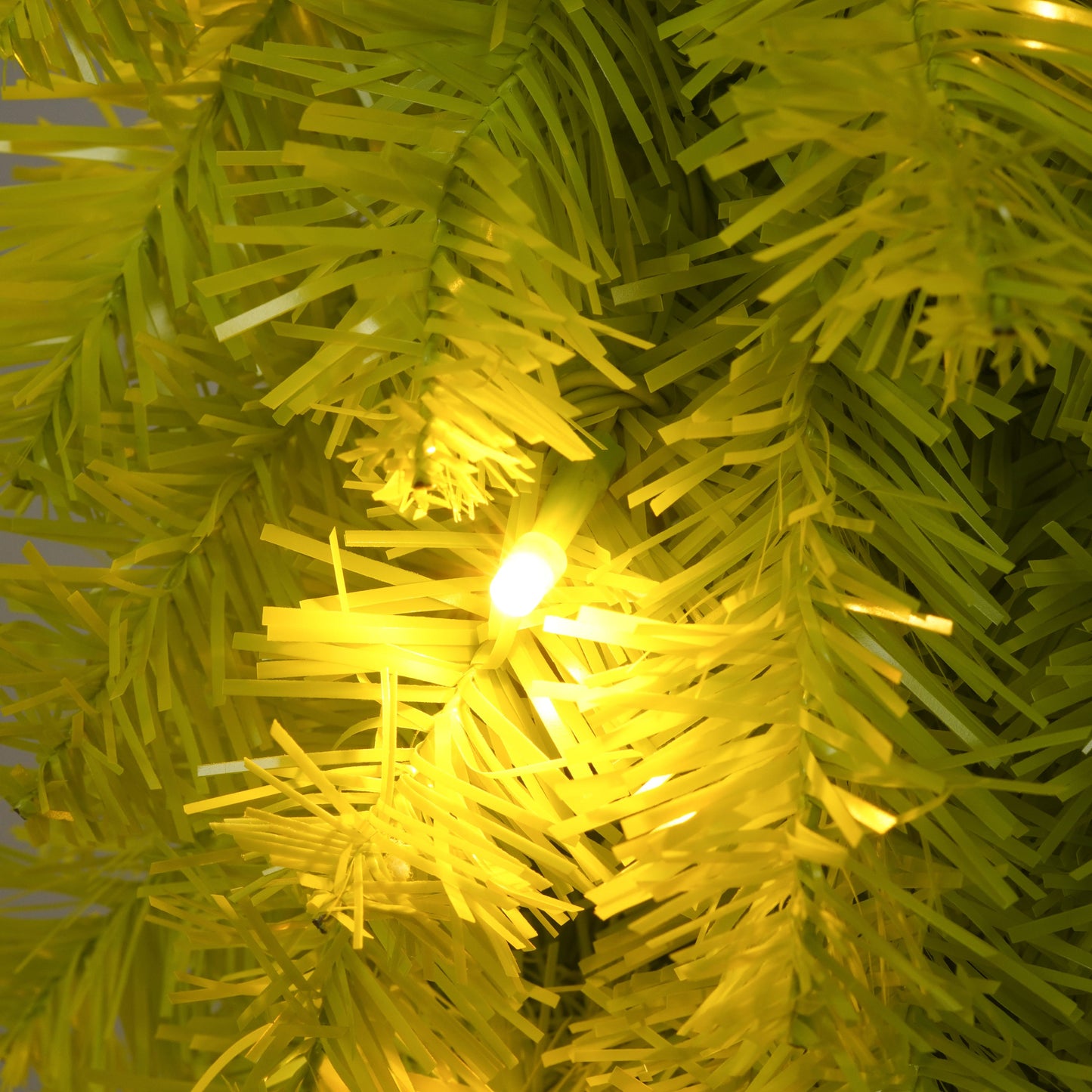 5FT Hinged Fir Artificial Fir Bent Top Christmas Tree, Xmas Tree Bendable Santa Hat Style Christmas Tree Holiday Decorat