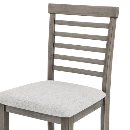 Dining Table, Bar Table and Chairs Set, 5 Piece Dining Table Set,Retro-Style Breakfast Table Set,for Living Room, Dining