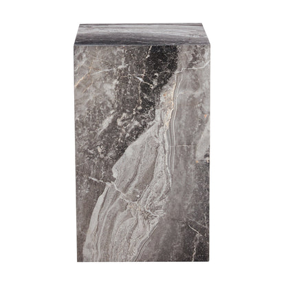 Modern MDF Coffee Table With Gray Textured Patterns and Stylish Design.11.80*11.80*19.60.Luxurious Design, Fashion Textu