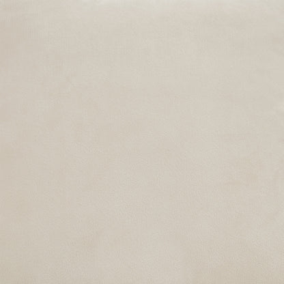 Modern Design Living Room Sofa Square Armrest With Silver Nails Decoration Upholstered Velvet Loveseat Apricot