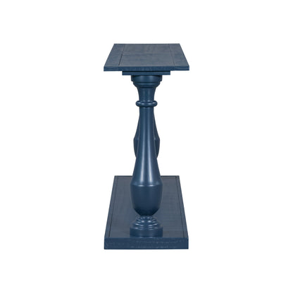 Vintage Sofa Table Console Table With Luxurious Pine Veneer and Elegance Vase-Leg Design,for Living Room Study Room Entr