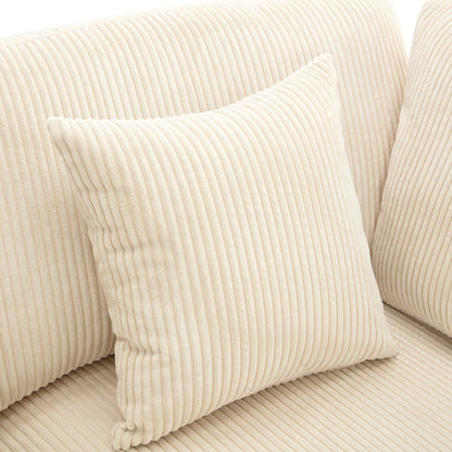 105'' 3 Seater Sofa With Removable Back Cushions and 5 Pillows , for Living Room, Apartment, Spacious Space