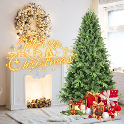 5FT Classic Christmas Tree With 967 PE+PVC Tips – Realistic Hinged Branches, Easy Assembly, Stable Metal Stand, Full Nat