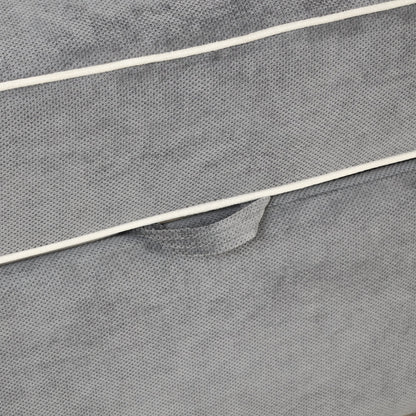 61.4' Upholstered Sleeper Bed, Pull Out Sofa Bed Couch Attached Two Throw Pillows, Dual USB Charging Port and Adjustable